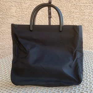 Prada nylon bag with plastic handle